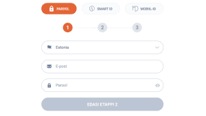Loo konto e-maili/Smart-ID/Mobiil-ID abil