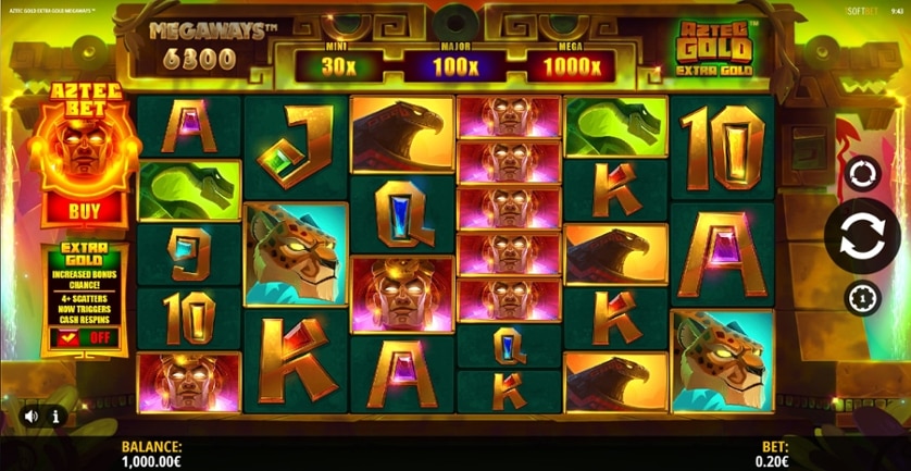 Mängi kohe - Aztec Gold: Extra Gold Megaways
