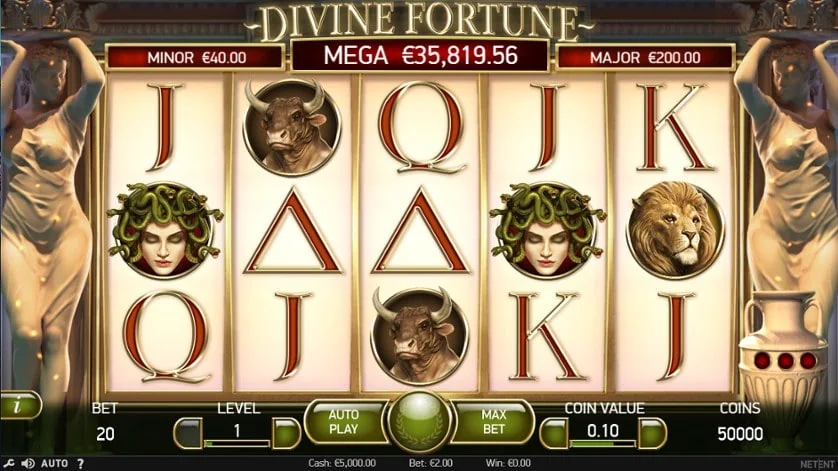 Mängi kohe - Divine Fortune
