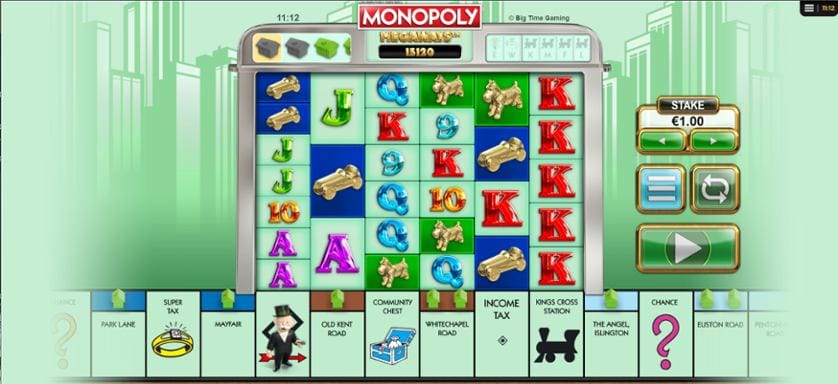 Mängi kohe - Monopoly Megaways