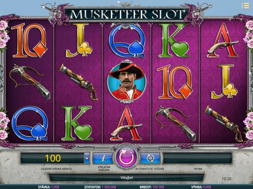 Mängi kohe - Musketeer Slot