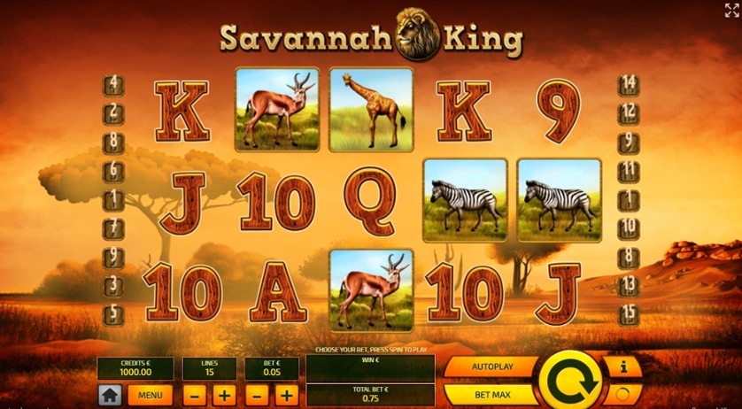 Mängi kohe - Savannah King