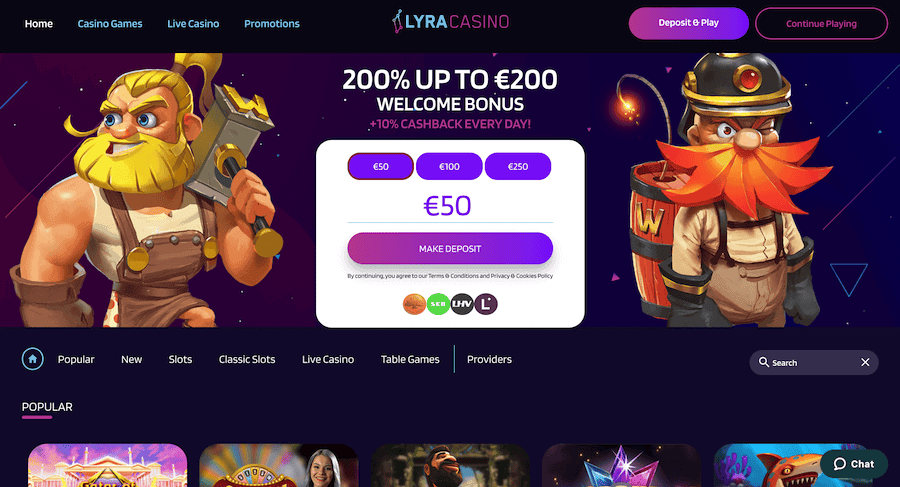 Lyra Casino 1