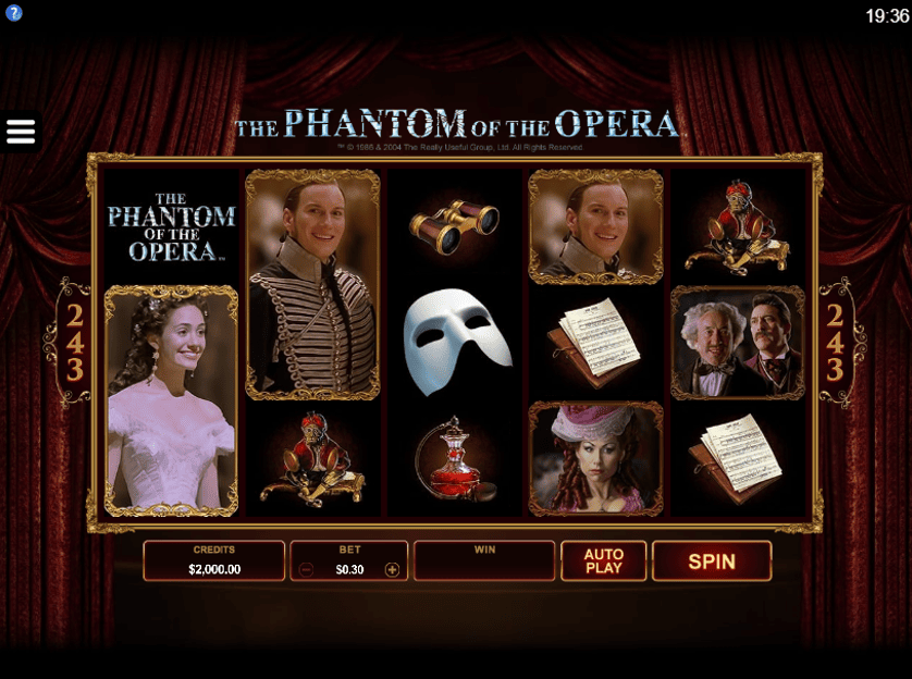 Mängi kohe - The Phantom Of The Opera
