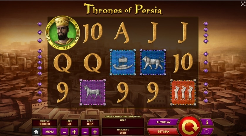 Mängi kohe - Thrones of Persia