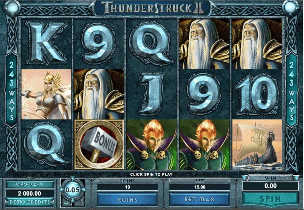 Mängi kohe - Thunderstruck II