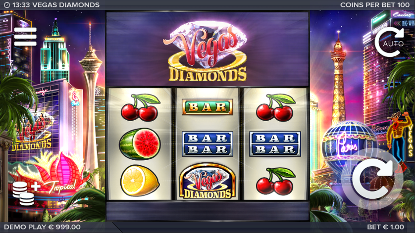 Mängi kohe - Vegas Diamonds