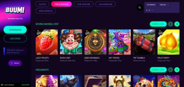 Buumi Casino 3