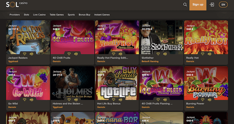 Sol Casino 3