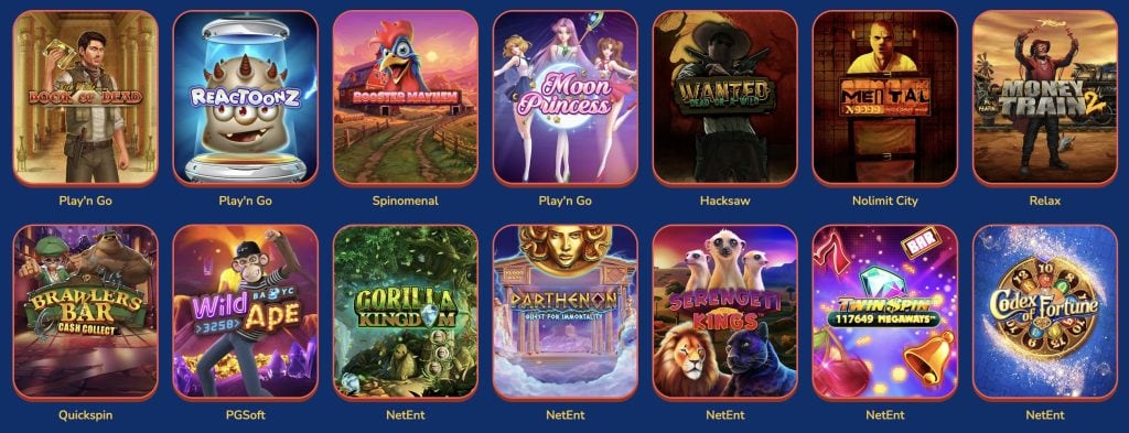 Populaarsed mängutootjad Buusti kasiinos