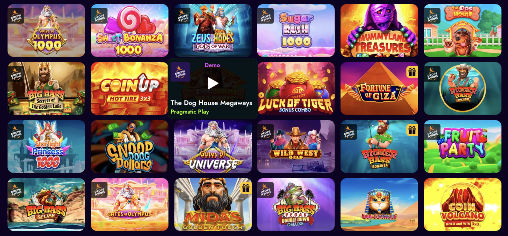 Irwin Casino populaarsed mänguautomaadid