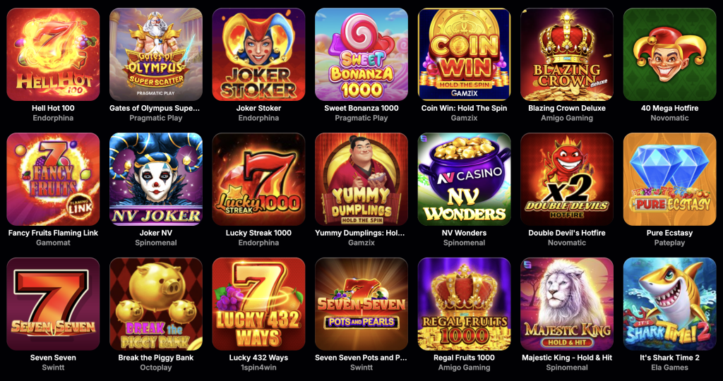 NV Casino slotid