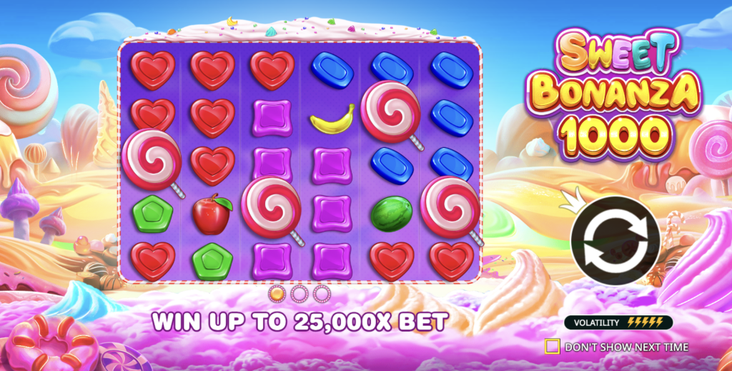 Mängi kohe - Sweet Bonanza 1000