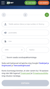 Sea kontole piirangud