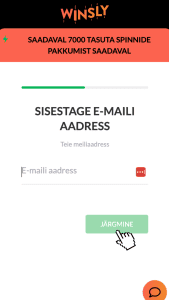 Sisesta e-mailiaadress