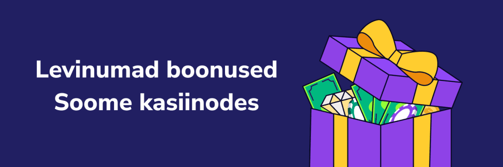Levinumad boonused Soome kasiinodes