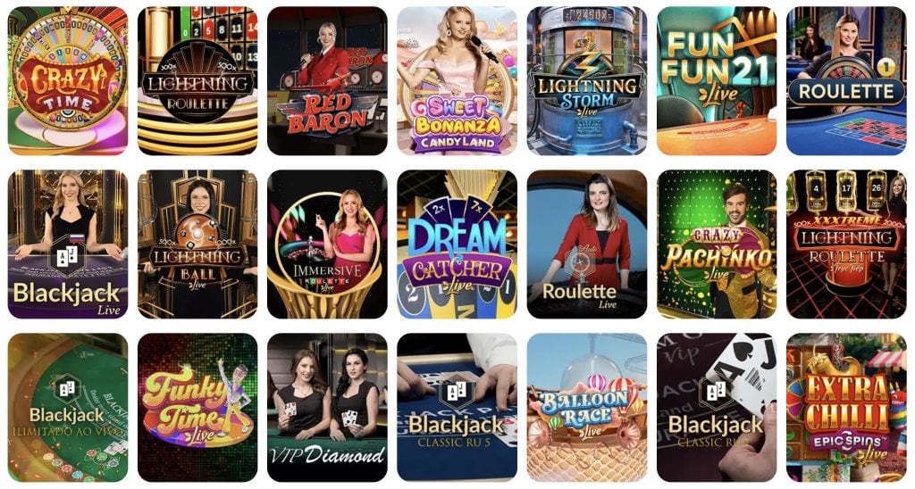 Monro Casino - Популярные игры в живом казино
