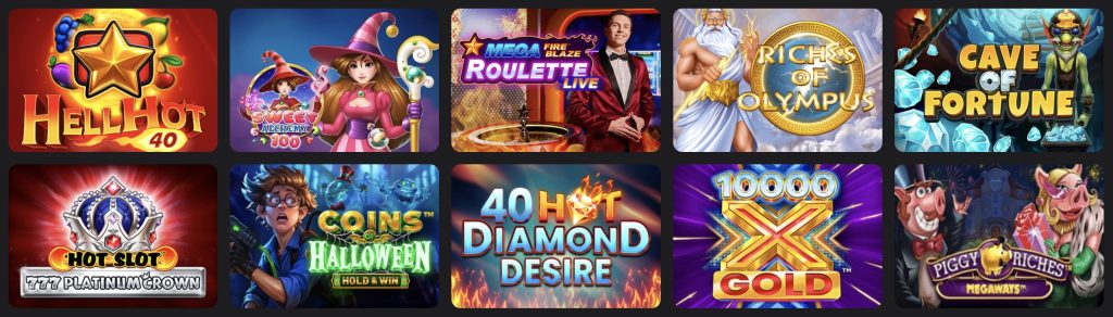 Kasiino Campeonbet mänguvalik