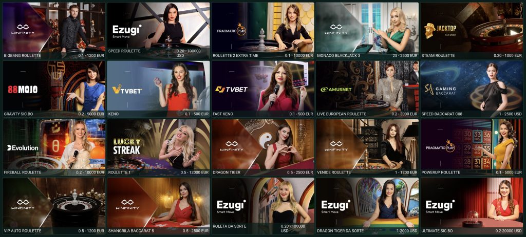 Spinbetter - Популярные игры в живом казино