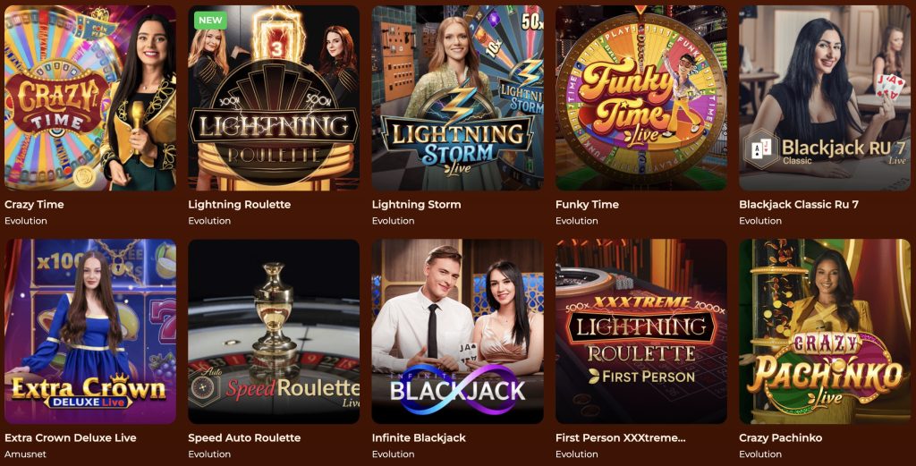 Vegazone live-kasiino