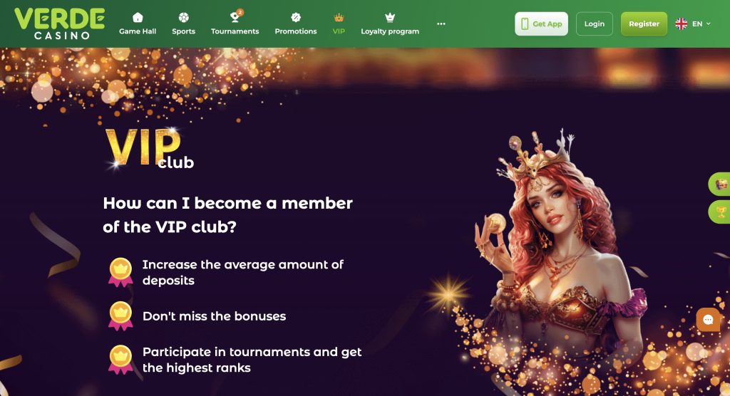 Verde casino login