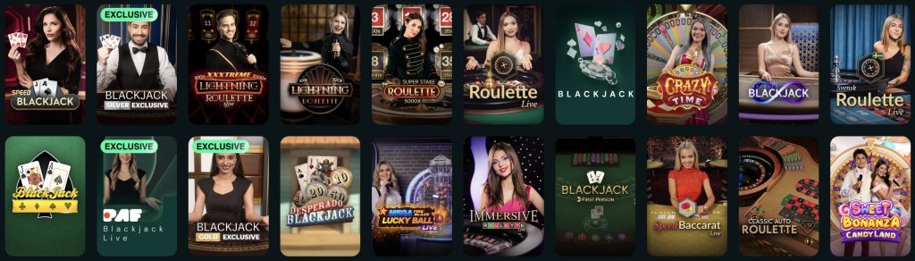 SpeedyBet live-kasiino