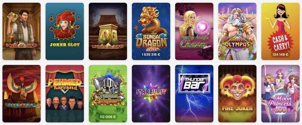 Игровой ассортимент Paf.ee