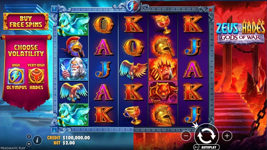 Zeus vs Hades Eelvaade