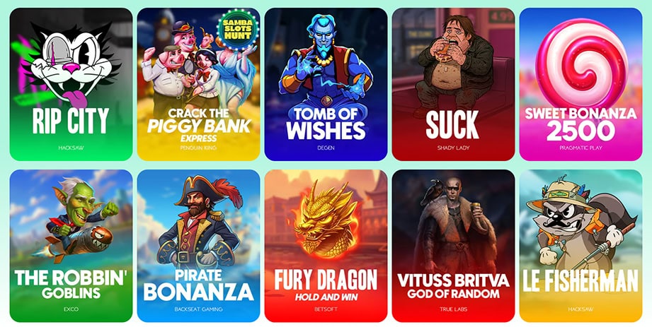 Samba Slots slotimängud