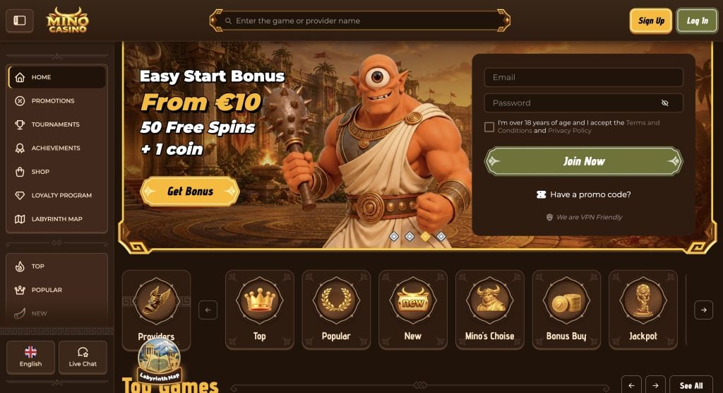 Mino casino 1