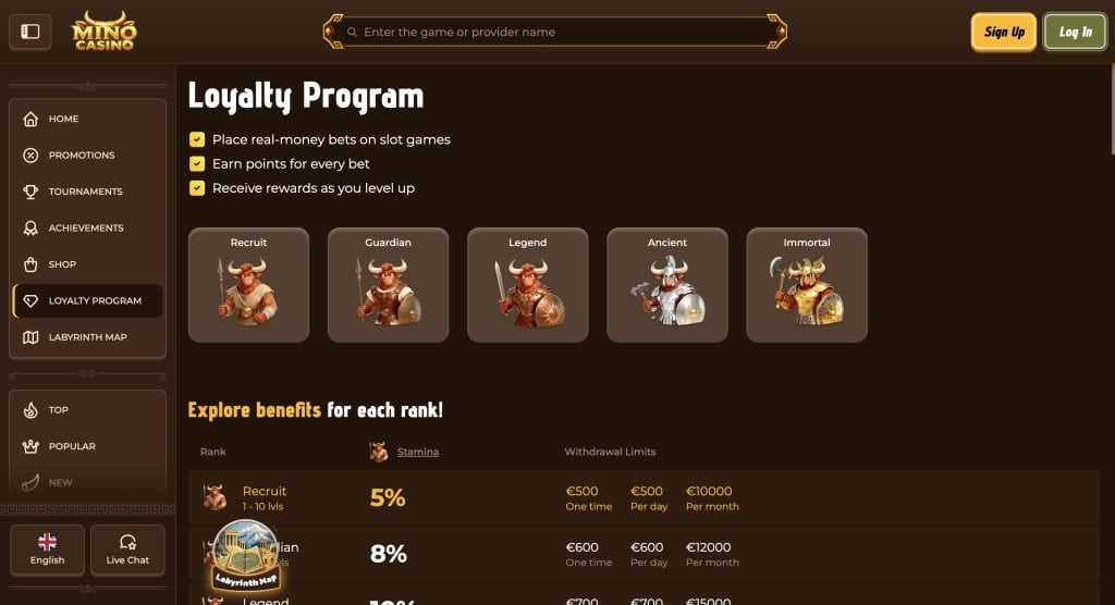 Mino casino 2